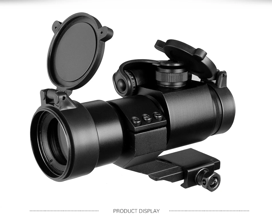 Mira com Reflexo Escopo para Picatinny Caça Riflescopes Avistamento Telescópio Laser Vermelho Verde Ponto Ferroviário Mildot 32mm m2 8 Lunetas Riflescopes