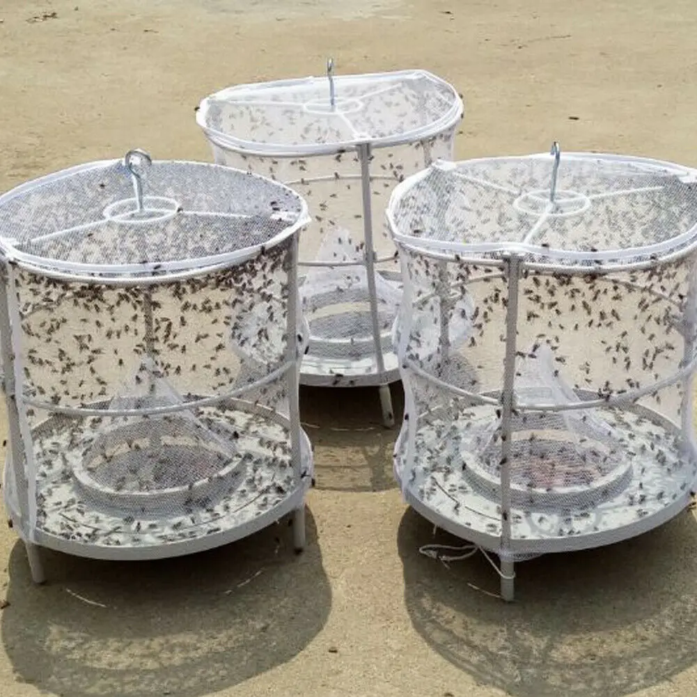 

The Ranch Fly Trap - Reusable Fly Catcher Killer Cage Net Trap Pest Bug Catch SM