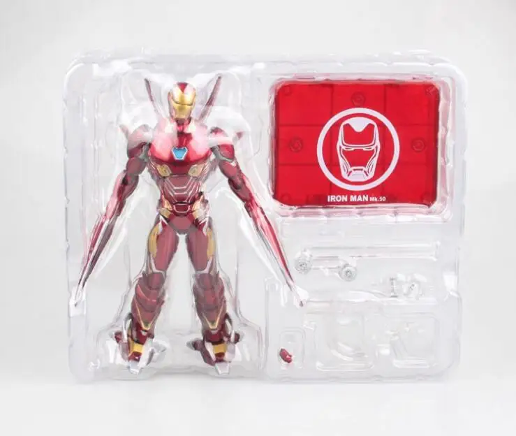 Ironman MK50 набор нано оружия Мстители Бесконечность войны фигурки подарки