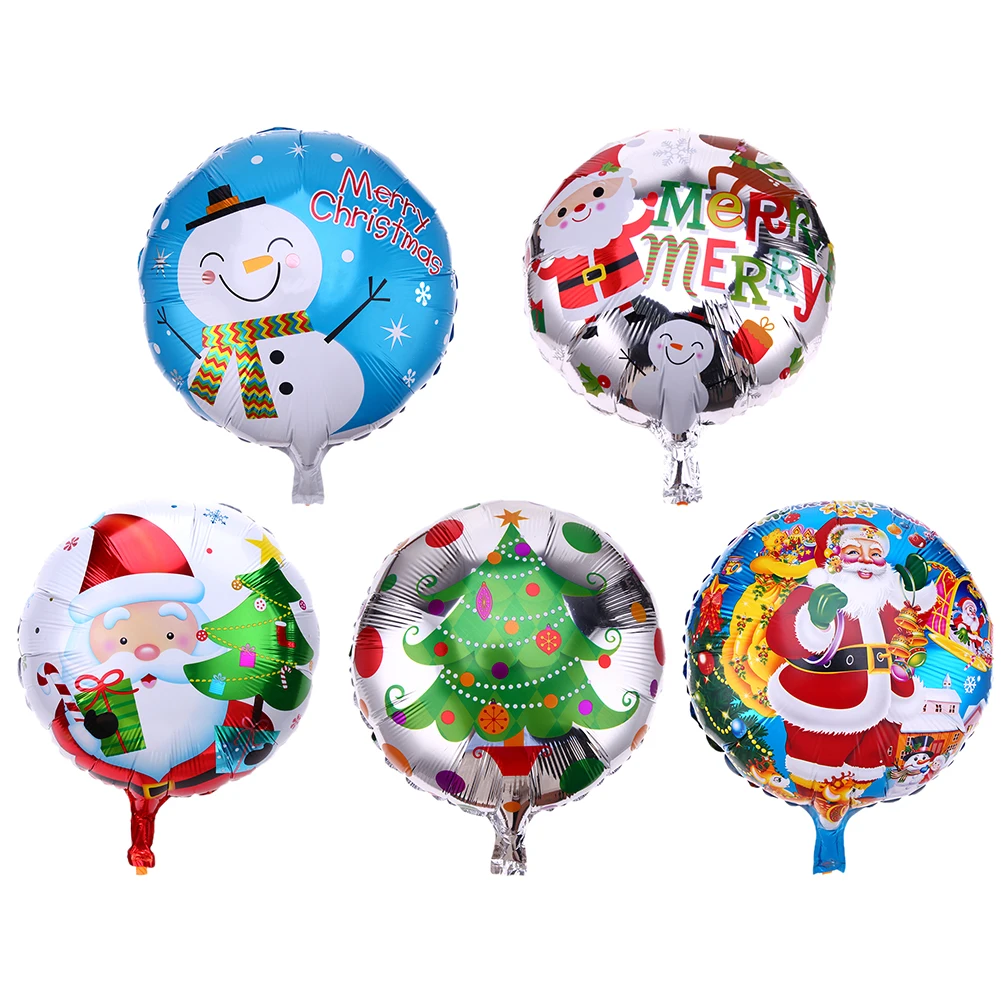 Christmas balloons Aluminum Foil Balloon Inflatable balls for holidays Xmas Party decoration