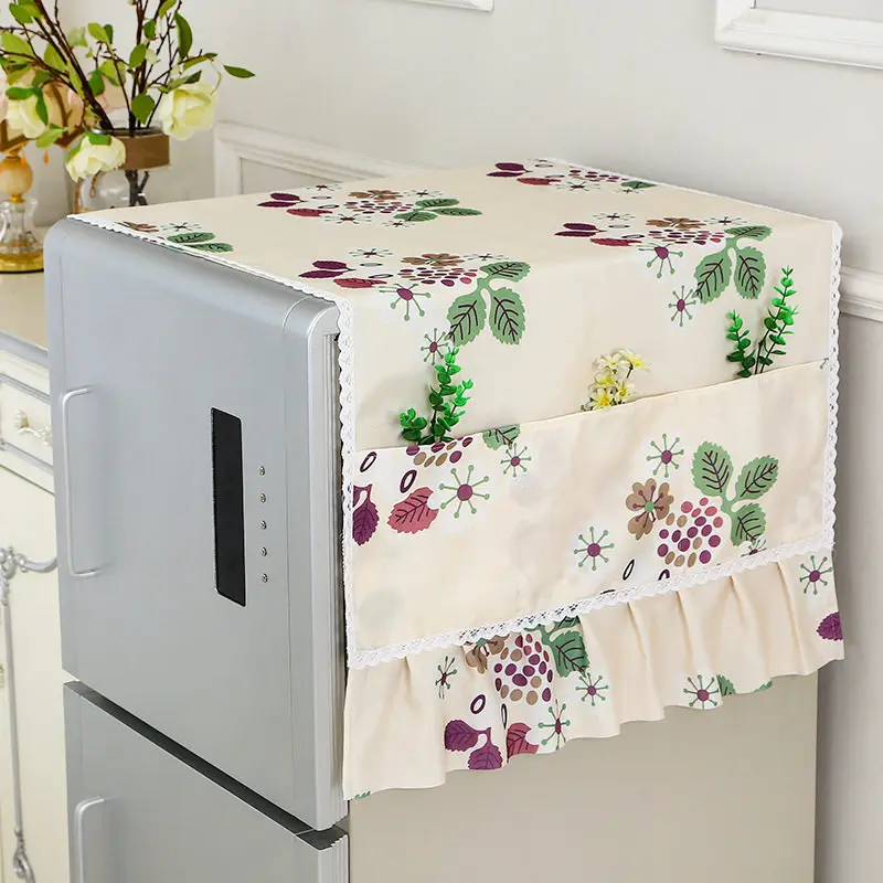 SRYSJS бытовой пылезащитный чехол для холодильника с сумкой для хранения для кухонной стиральной машины многофункциональные аксессуары - Цвет: AC