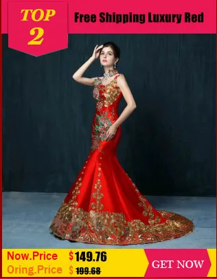 Новая вышивка Cheongsam Длинные вечерние платья для женщин Китайская традиционная одежда Qipao Королевский синий роскошный модный показ