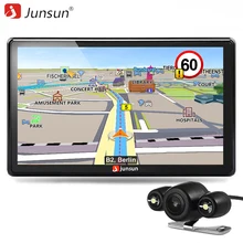 Junsun 7 inch Car GPS Navigation Bluetooth with Rear view Camera FM AVIN/800MHZ Detailed Maps with Free Updates