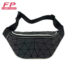 Новые светящиеся поясные сумки для женщин Поясные Сумки поясная сумка голографическая мужская сумка для путешествий нагрудная сумка Геометрическая поясная сумка