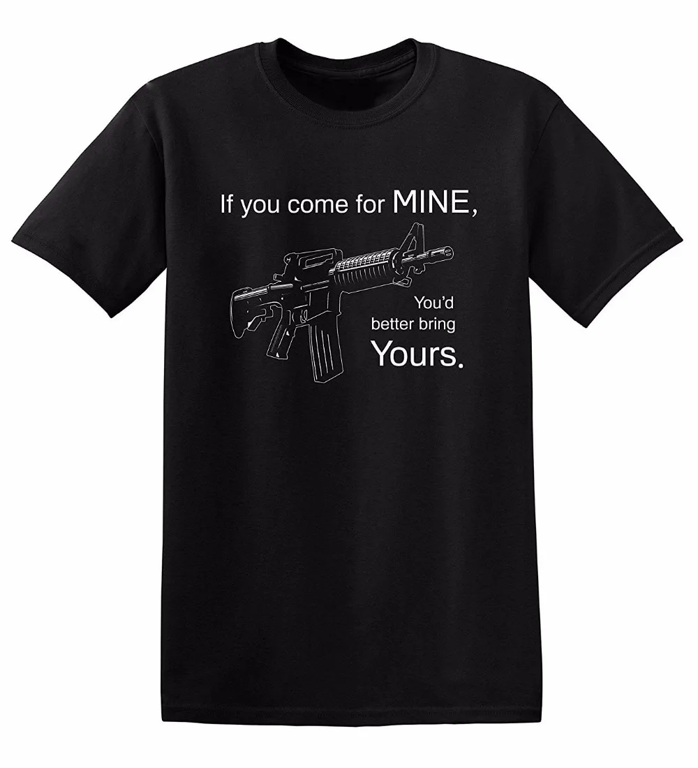 Повседневная футболка с принтом повседневная мужская одежда Mine/Yours Funny Gun 2 го