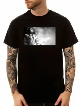 

Prince Purple Rain Smoke T-Shirt Tour 84-85 Music Black Pop Icon Size S-3XL 2018 Summer Men'S Brand Clothing O-Neck T Shirt