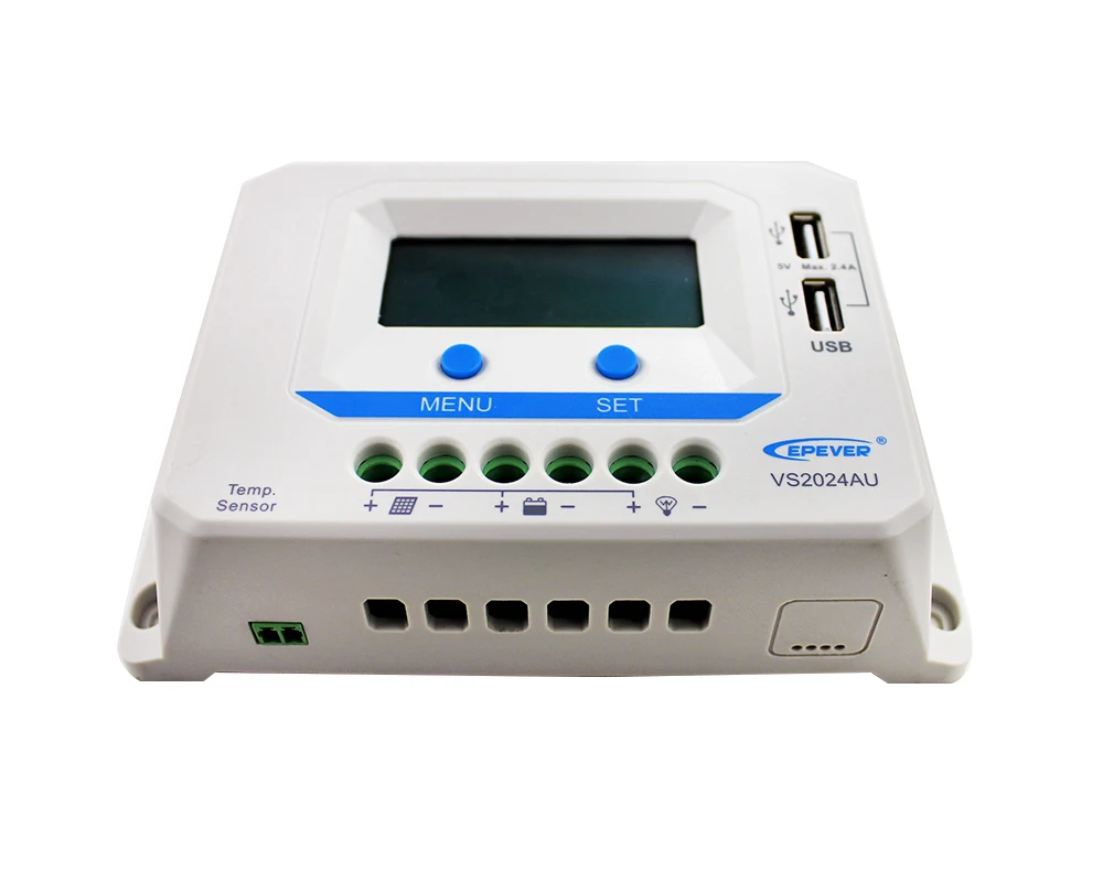 Контроллер заземления VS2024AU 20 А 12/24 в с ЖК дисплеем|charge controller|charge cablecontrol chemistry |
