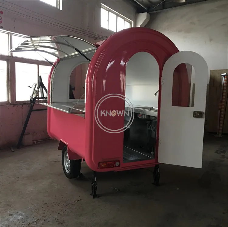KN-Y220B уличная пляжная Мобильная фритюрница для шашлыков, churros taco торговый пекарня, мороженое, быстрый фургон для перевозки пищевых продуктов