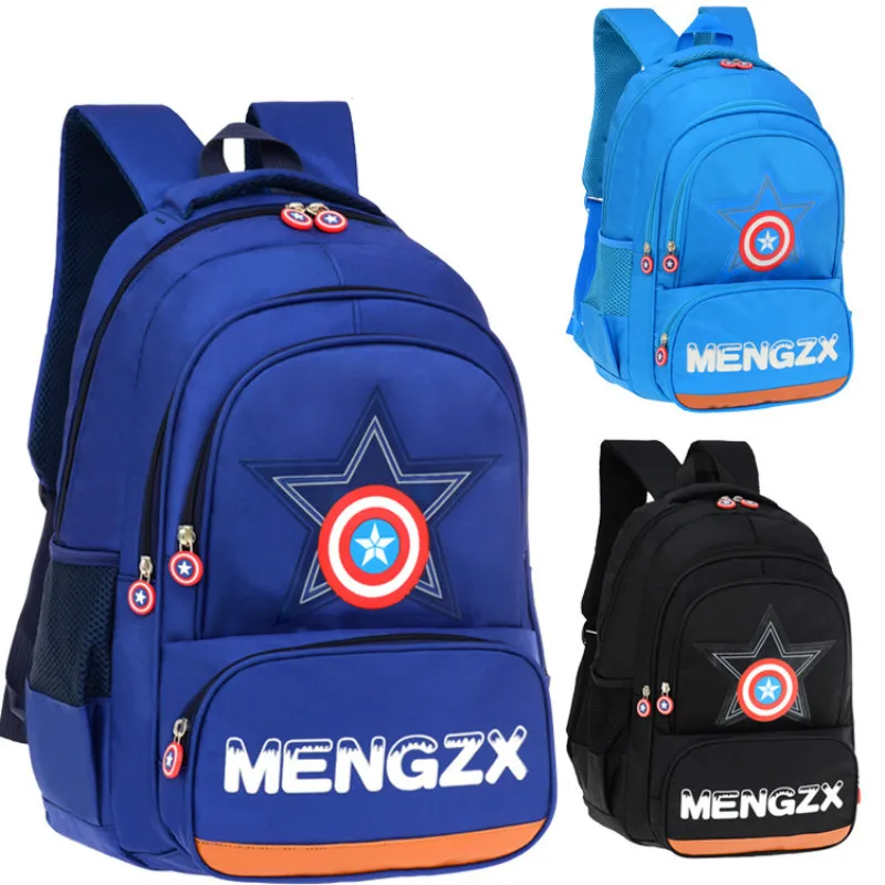 

Captain America Children's Schoolbag Student Backpack Cartoon Schoolbags