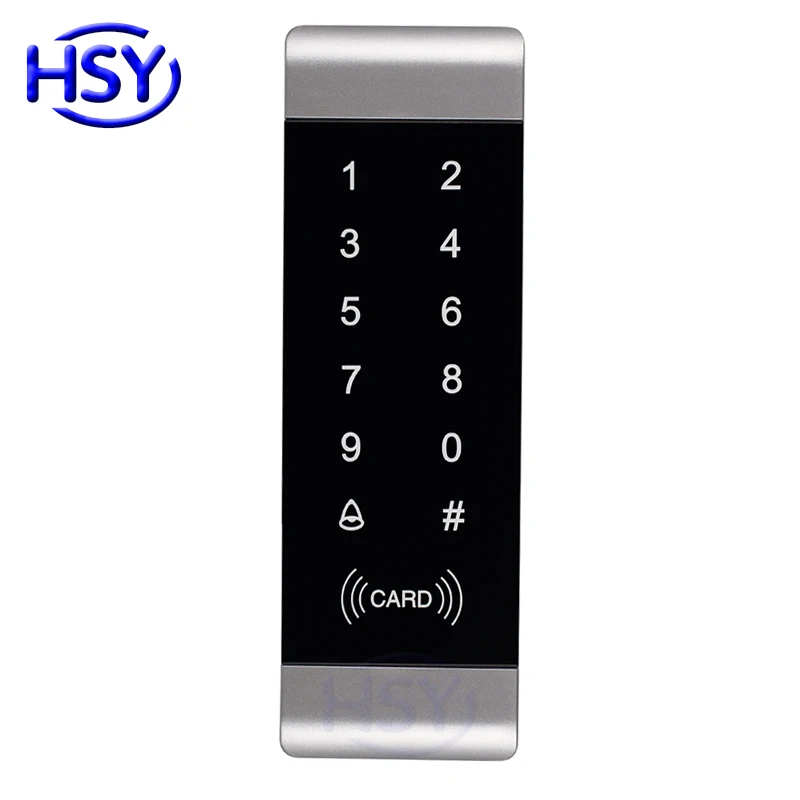 

HSY Touch Keypad Standalone Access Controller RFID Proximity EM Card Keyfobs Keyboard Single Door Access Control syste