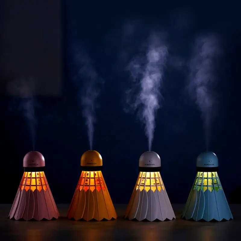 

240ML Creative Badminton Air Humidifier Minni Essential Oil Aroma Diffuser Mist Maker