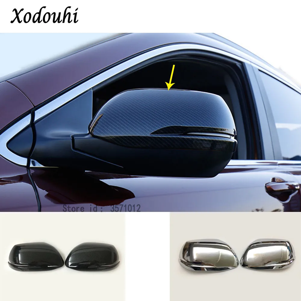 Автомобиль ABS хромированные заднего вида боковое зеркало Стик обрезки лампа 2 шт./компл. для Хонда сrv CR-V