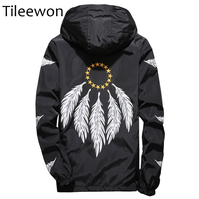 

New 2019 Cool Feather WindJacket WINDBREAKERS Summer Thin Lightweight Jackets Asian Size M-7XL Mens Spring Outwear Jacks Fashion