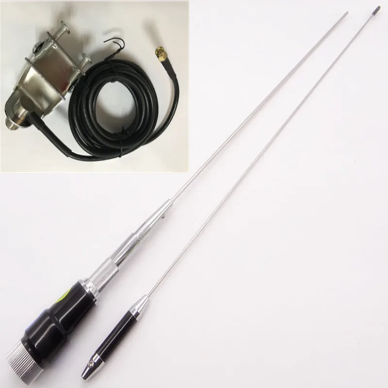 

High Gain Clip Antenna UHF/VHF 150/433/450/470MHz Antenna Clip Mount 3M Extend Cable