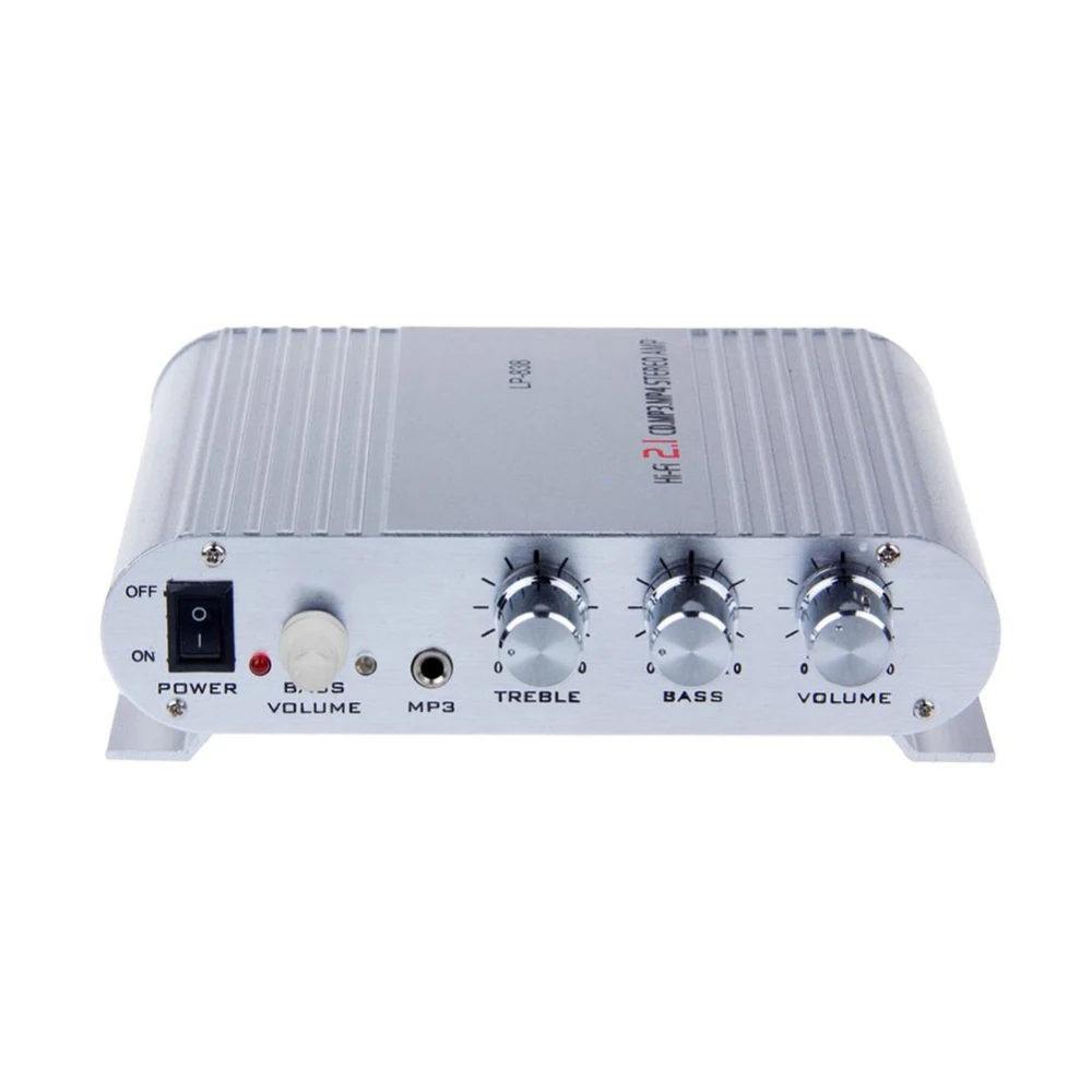 12V Hi-Fi Car Audio Power Amplifier FM Radio Player Car Stereo Audio Power Amplifier Amp Booster Radio MP3 Stereo