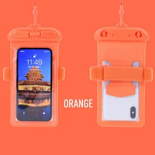 Сумка для мобильного телефона для плавания водонепроницаемый нарукавник сумка с тачскрином чехол для сотовых телефонов для серфинга дайвинга на пляже море использование для девочек