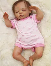18” 45CM Bebe Reborn Doll Baby Dolls Full Handmade Soft Silicone Baby Toys Best Girls Christmas Gift Brinquedos Juguetes
