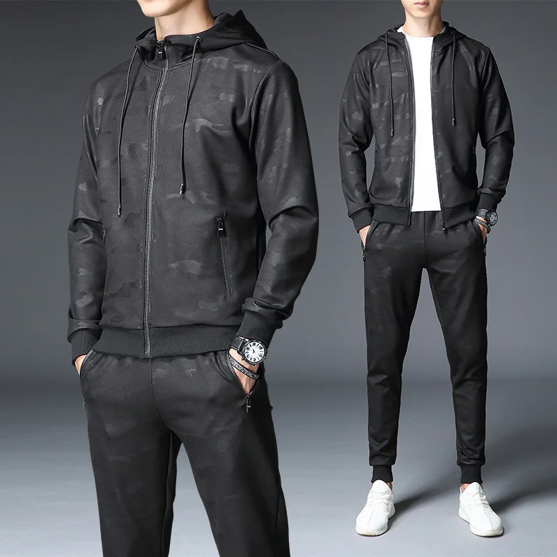 

2018 new running set men Camouflage sprots quick dry basketball soccer training tracksuits fitness gym clothing running sets