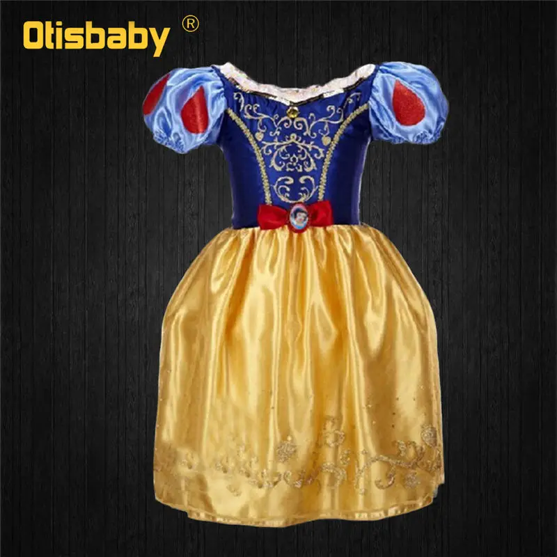 B3 OTISBABY/нарядное платье для девочек в стиле Рапунцель детский летний костюм принцессы для костюмированной вечеринки детская белоснежная Золушка красавица, вечерние платья - Цвет: B3