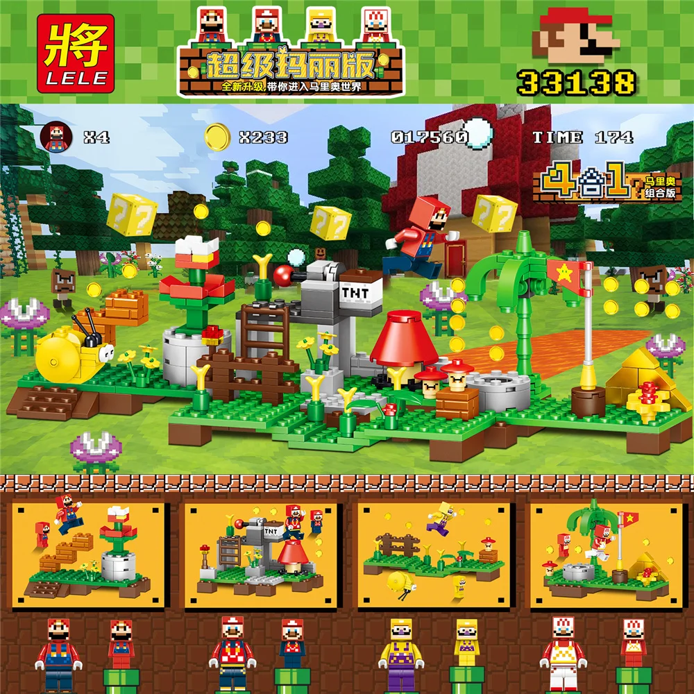 lego minecraft mario