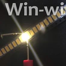 100 шт. 5730 SMD СВЕТОДИОДНЫЙ переменного тока, 50-55 лм светодиодные лампы 0,5 w светильник светодиодный чип теплый белый светодиодный Цветовая температура: 2800-3000K до сих пор 3V