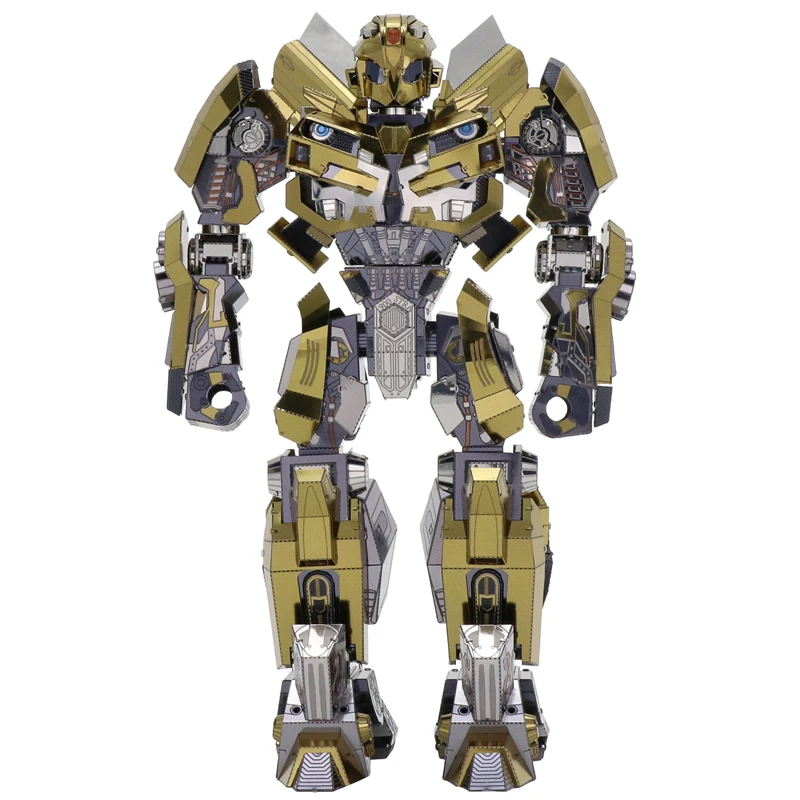 

2018 MU 3D Metal Puzzle TF robot Joint Movable Model DIY 3D Laser Cut Assemble Jigsaw Toys Desktop decoration GIFT For Audit