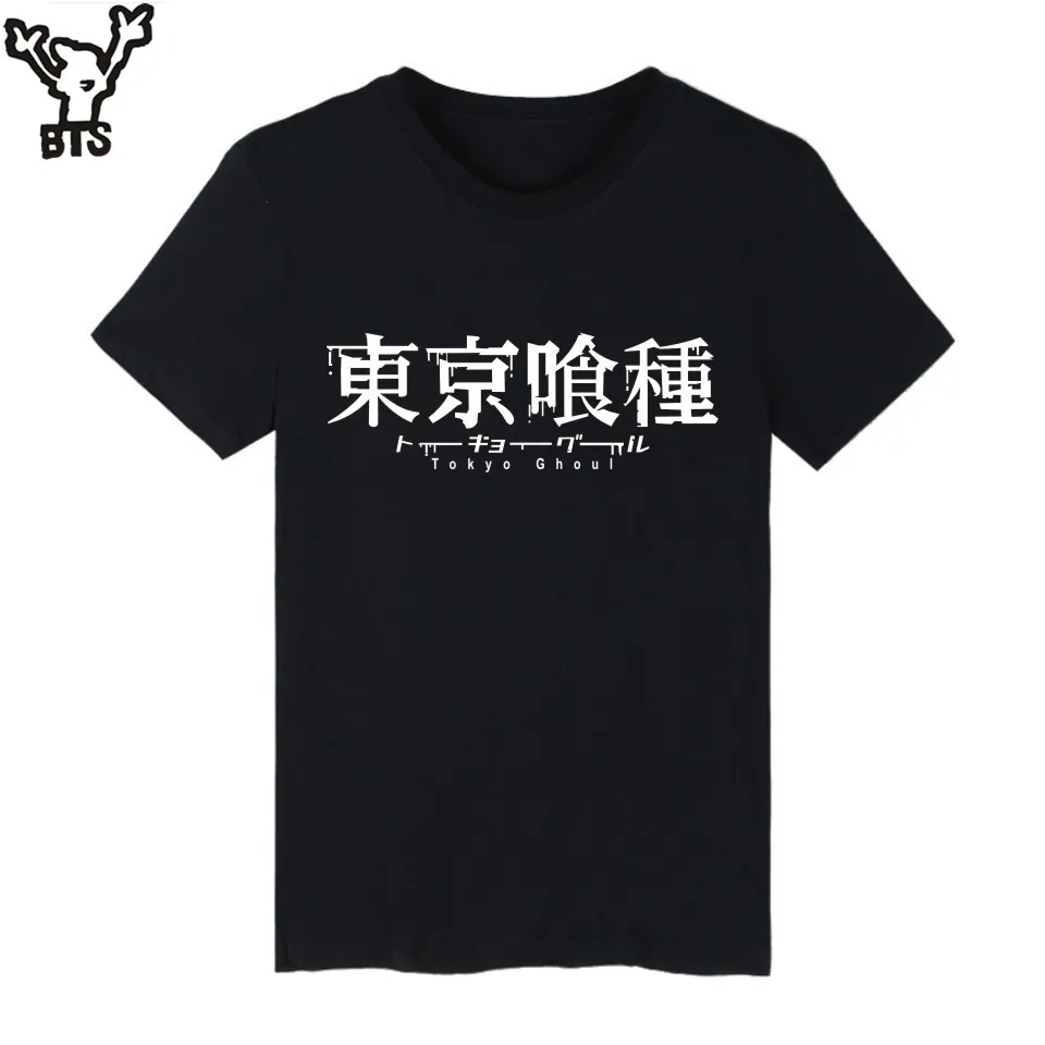 BTS Tokyo Ghoul Anime Kaneki Ken Long T-shirt Men Hip Hop Short Sleeve T Shirts and Mens TShirts Summer Punk Band Tee BTS Tokyo Ghoul Anime Kaneki Ken Long T-shirt Men Hip Hop Short Sleeve T Shirts and Mens TShirts Summer Punk Band Tee