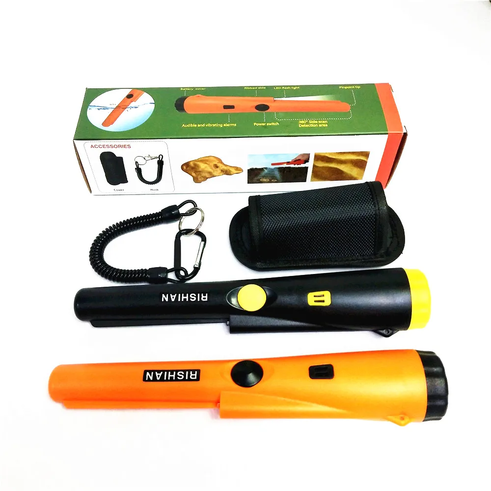 

Handheld Metal Detector Pinpointer +Holster Treasure Hunting Unearthing Tool Accessories Buzzer Vibration Adjustable Sensitivity