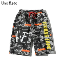 Una Рета камуфляж мужские шорты Карго Новинка года хлопок повседневное карман печати мужской шорты для женщин летние армейские тактические Короткие