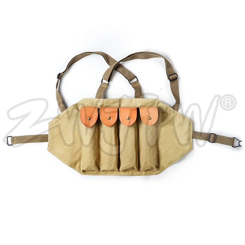

WWII US AMRY THOMPSON CHEST RIG MAGAZINE 4 CELL 30 ROUNDS MAGAZINE AMMO POUCH US.CN/104120