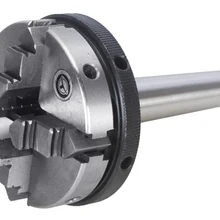 50 мм четыре 4 челюсти Самоцентрирующийся зажим хвостовик 2~ 15 мм/20~ 46 мм MT3 зажимной для мини токарного станка с двумя зажимные стержни резьбовой задней