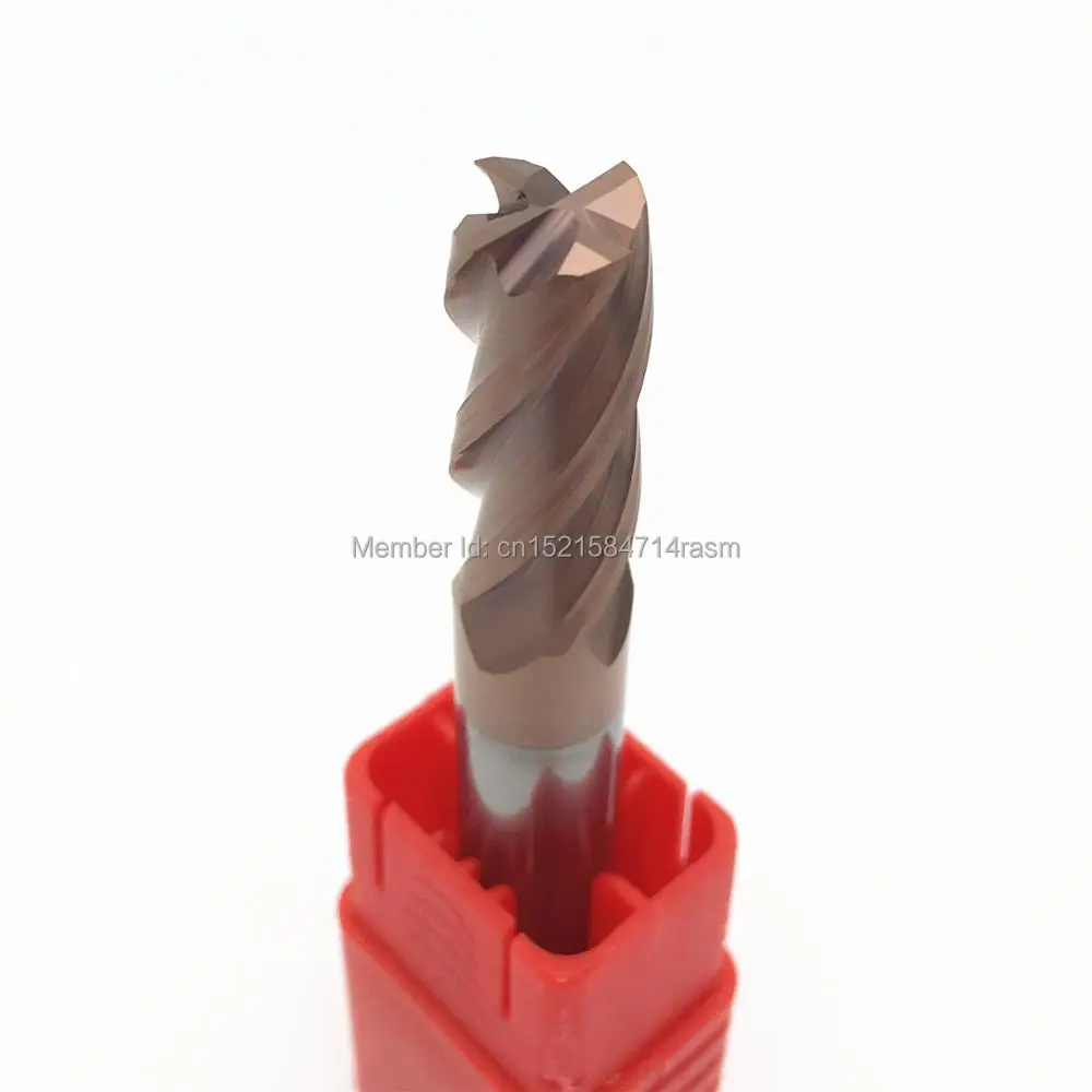 KLOT HRC60 Ultra Hard TiCN Coated Solid Carbide End Mill 13 13.5 14 14.5 15 15.5 16 16.5 17 17.5 18 18.5 19 20mm 4-Flute CNC | Инструменты