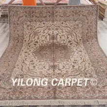 YILONG 8'x10' Nanyang завод ручной работы в персидском стиле шелковый ковер(SL77B8x10