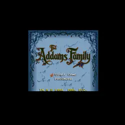 Addams family 46 Pin 16 бит США NTSC серая игровая Карта