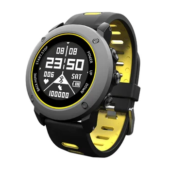 

Fashion UW90C Smart Sport Watch IP68 Waterproof GPS Compass Weather Heart Rate Calls Message Remind SOS Running Hiking Swimming.