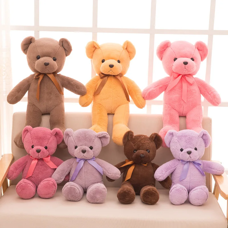 Новинка Лидер продаж 10 видов цветов галстук бабочка плюшевый мишка Kawaii плюшевые