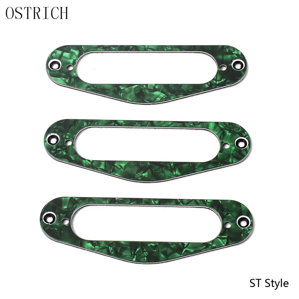 

New 2017 Popular Metal Electric Guitar Single Coil Pickup Border Single Pickup Metal Bracket Frame Green