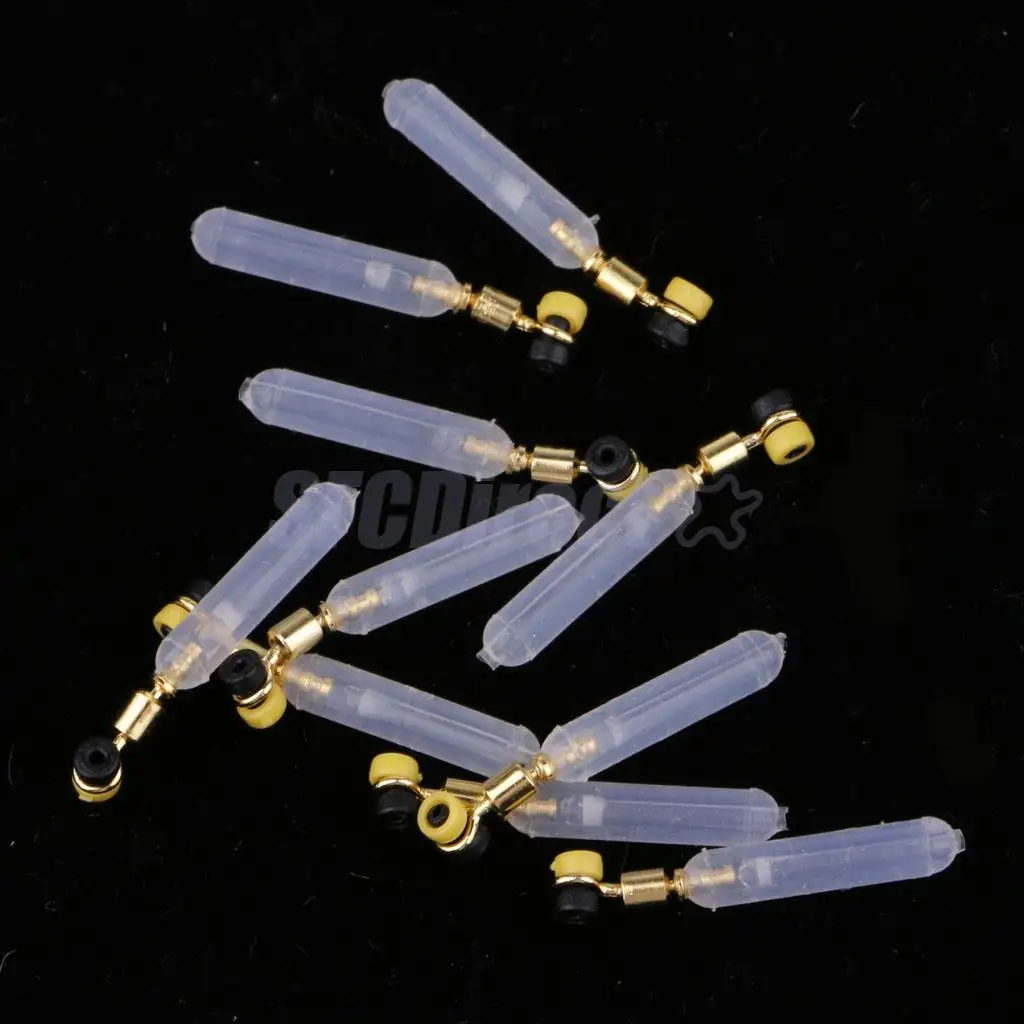 10 Pieces Fishing Float Seat Vertical Buoy Carp Fishing Accessories Lake Fishing Hard Tail Terminal Tackle