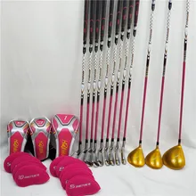 Женские клюшки для гольфа Полный комплект Honma Bere S-06 4 звезды наборы гольф-клуба Драйвер+ Фарватер+ гольф железо+ клюшки(13 шт