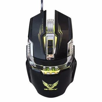 

Wired USB Pro Gaming Mouse Optical Ergonnomic mice with 7Button 3200DPI adjustable fast for pc Computer Gamer Mouse
