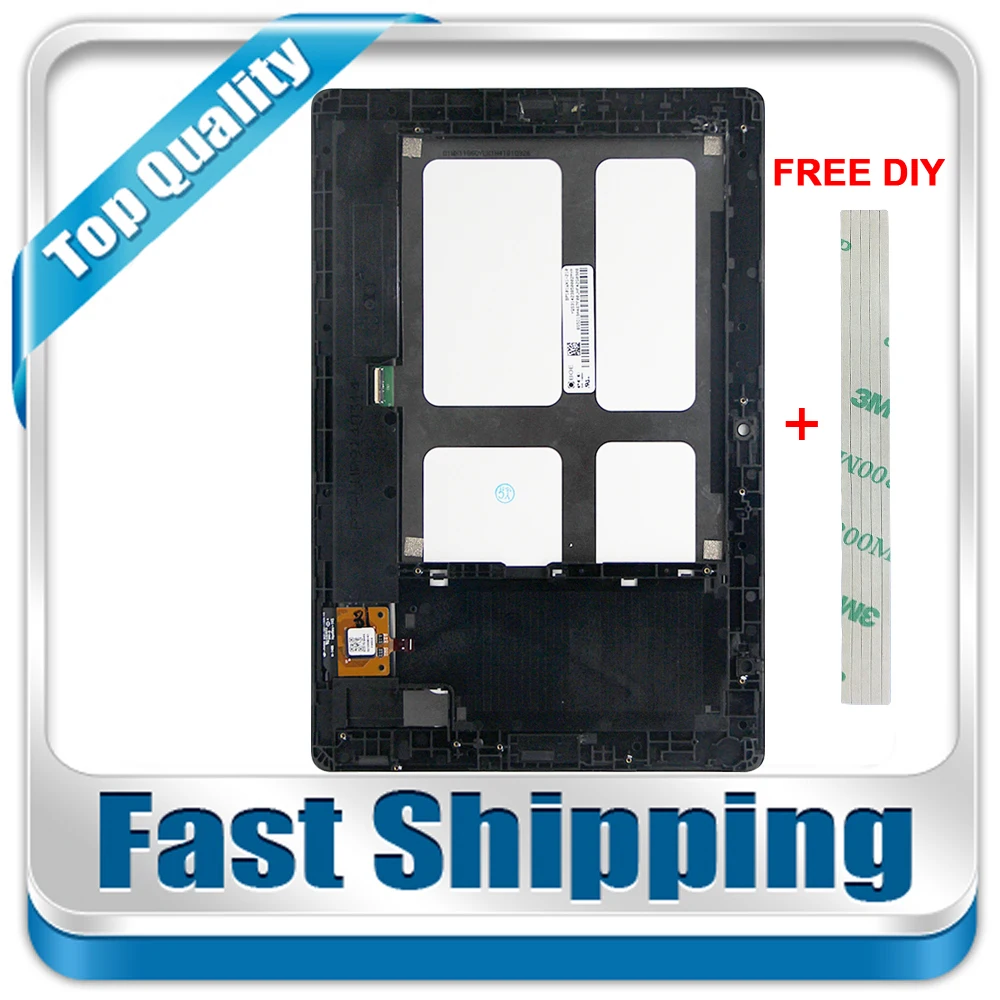 

New For Lenovo Tab A10-70 A7600-H A7600 A7600-F Replacement LCD Display Touch Screen+Frame Assembly 10.1-inch