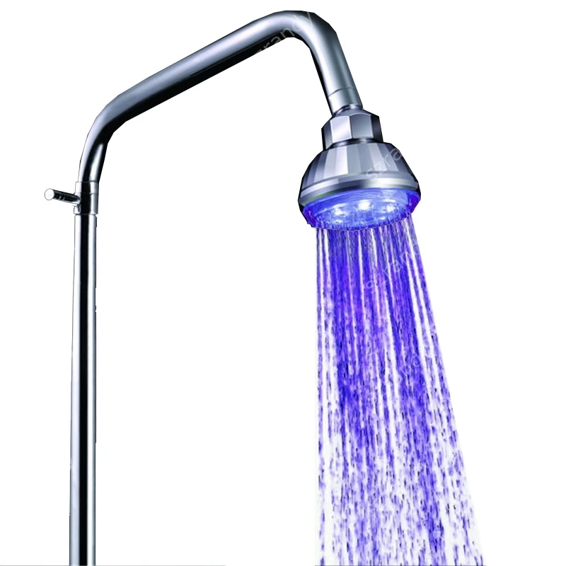 

Single Blue color Factory direct sale water power led ceiling shower head