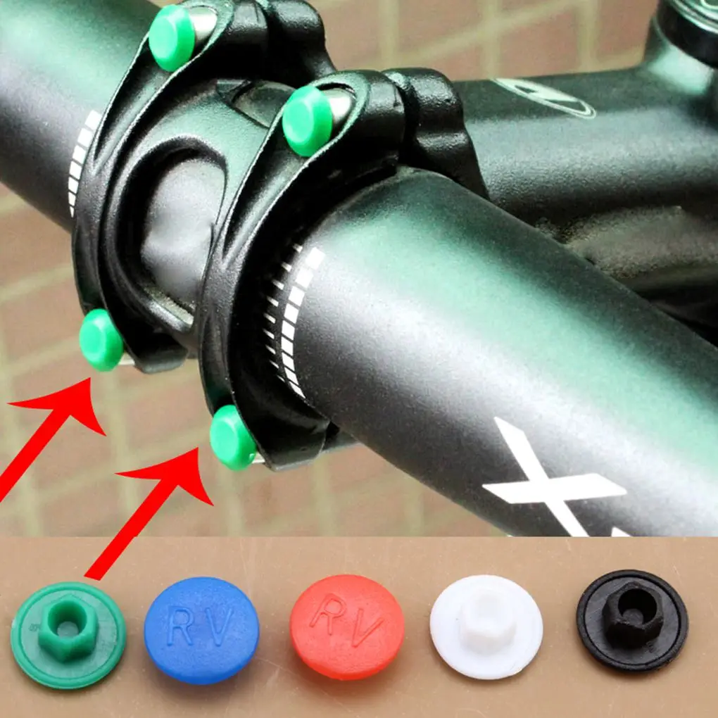 

Bike Bicycle Stem M5 M6 Hexagon Plastic Screws Cap Bicycle Mountain Bike Road Bike Foldable Bicycle Cycling Stem Screw Cap
