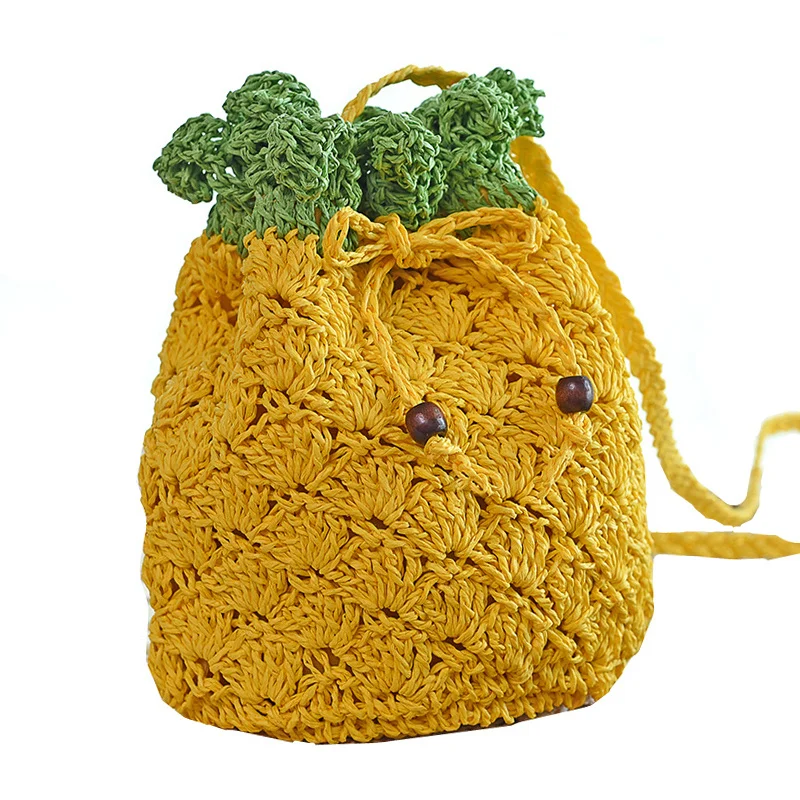 Augustine Pinstripe Straw Basket Bag main image 1
