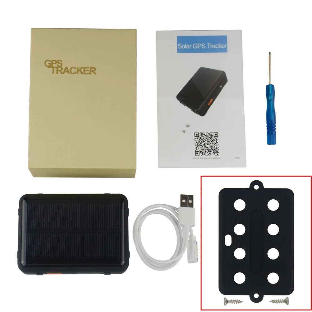 Солнечный питомец WiFi gps трекер RF-V34 Сильный магнитный gps трекер локатор для Овцы коровы крупного рогатого скота лошади автомобиля длительного ожидания