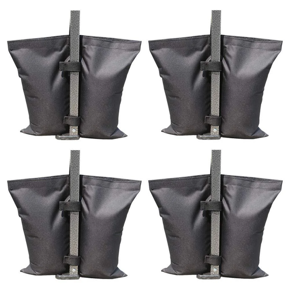 

4Pcs Sun Shelter Waterproof Umbrella Instant Feet Camping Sand Bag Holder Awning Tent Stand Fixing Oxford Weighted Outdoor