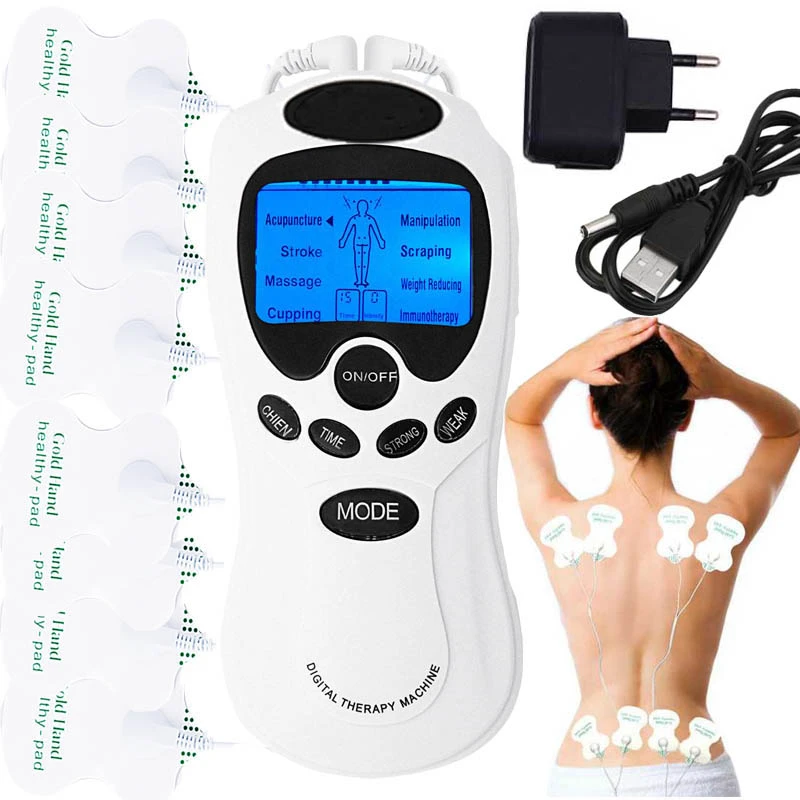 Electronic Pulse Massage Neck And Back Massager Muscle Stimulator