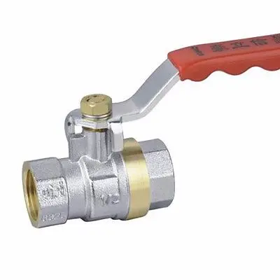 Плакированный латунный шаровой клапан равный Женский резьба " BSP PN 1,6 Mpa 229 PSI для воды, газа, масла