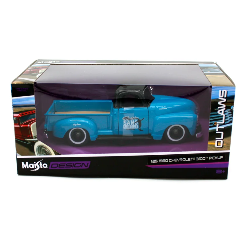 Maisto 1:25 1950 Chevrolet 3100 пикап с участием автомобилей большой грузовик модель