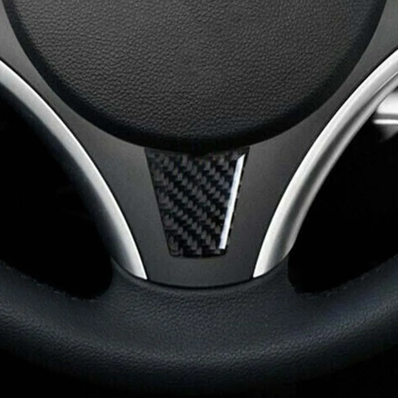 Cubierta de patrón de decoración del volante para el estilo BMW E90 E92. piezas interiores del coche reemplazo duradero práctico